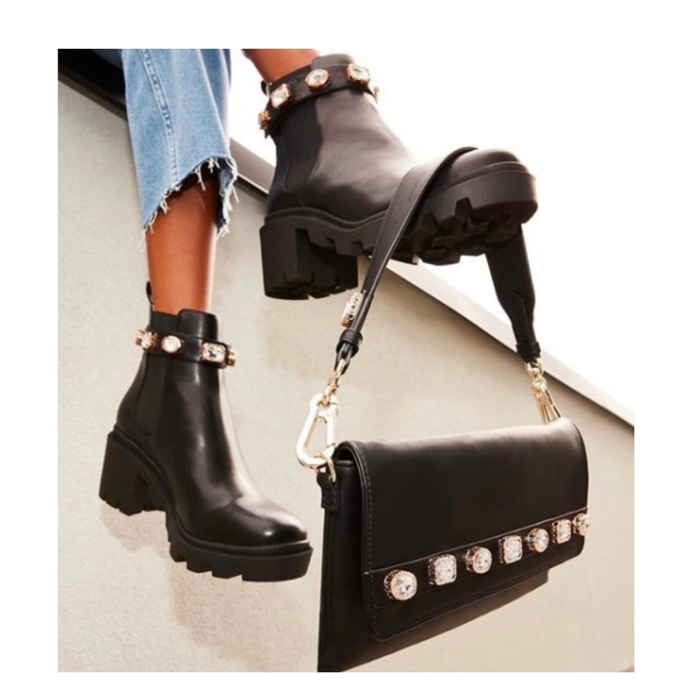 LAST PAIR! Giana Gem Ankle Boots - Picture 3 of 7